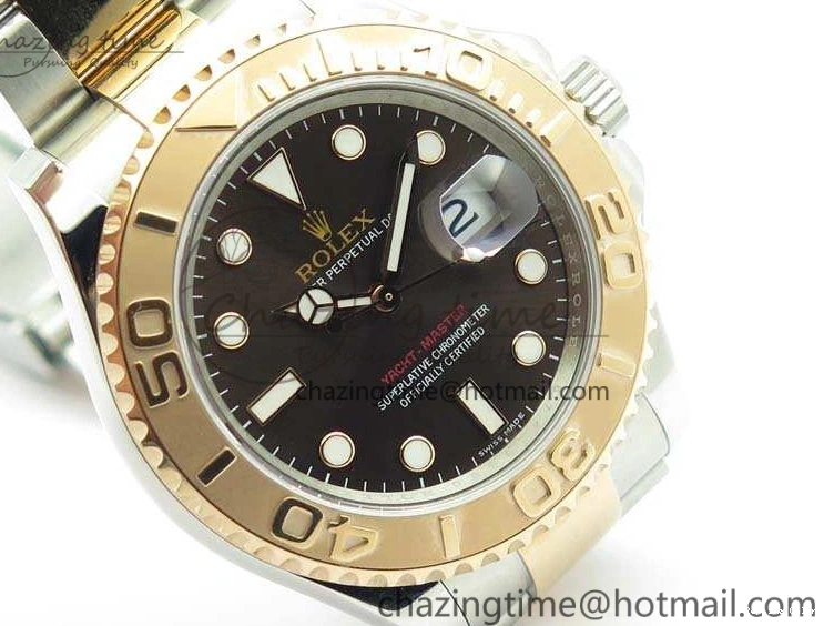 0223 Yacht-Master 116621 ARF 1:1 Best Edition Brown Dial On SS RG Bracelet A Affordable 3547
